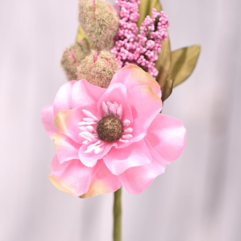 Μπουκέτο με λουλουδάκια ροζ 16cm