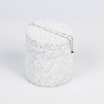 Πέτρινη μπιζουτιέρα - μπομπονιέρα λευκή | Σετ 10 τεμ