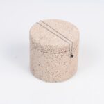 Πέτρινη μπιζουτιέρα - μπομπονιέρα μόκα | Σετ 10 τεμ