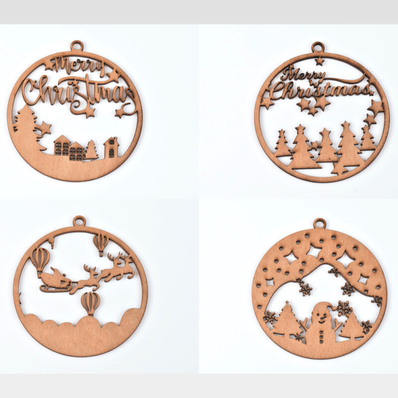 Lasercut στοιχεία mix 4 σχέδια