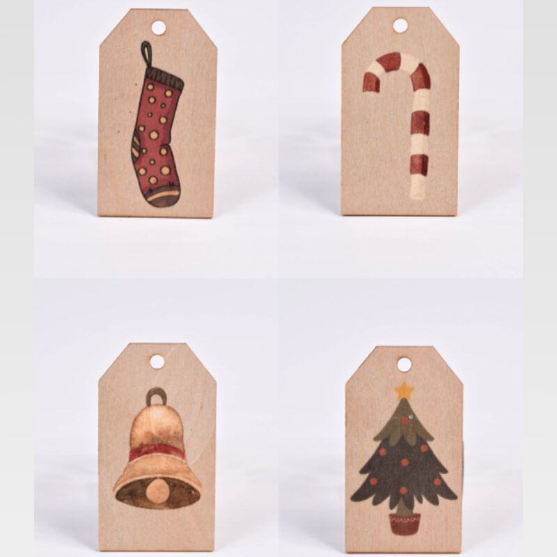 Lasercut στοιχεία mix 4 σχέδια