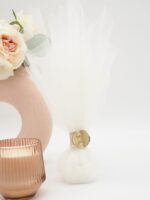 Μπομπονιέρα τούλι με plexiglass στοιχείο | Σετ 10 τεμ