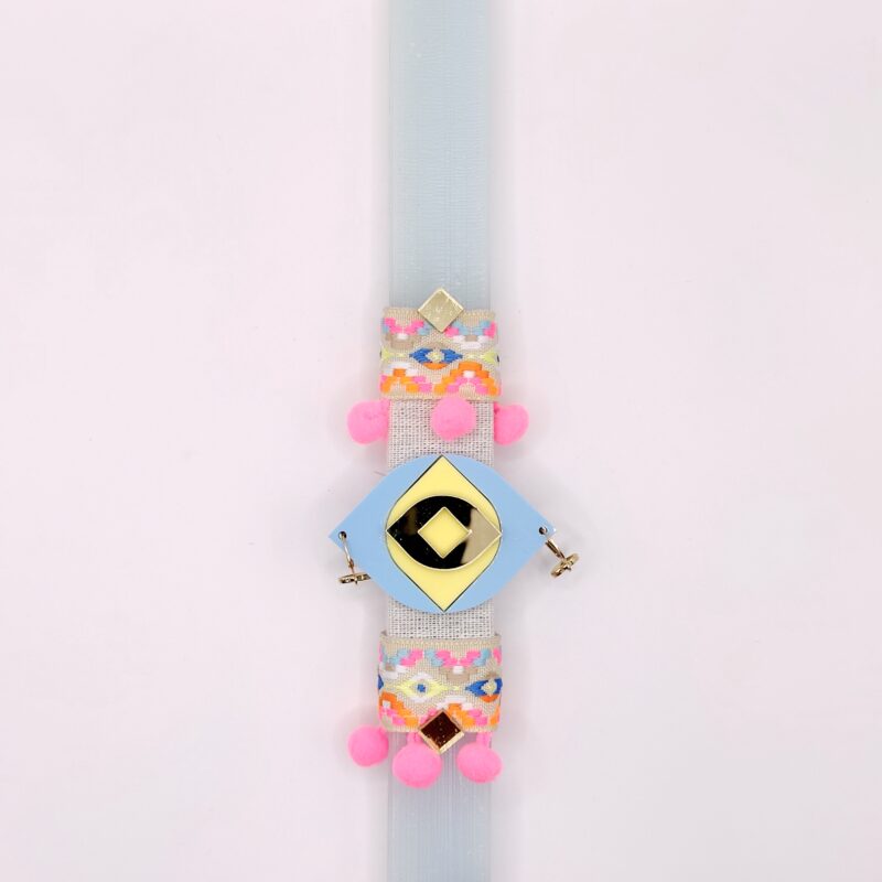 Λαμπάδα Ethnic Pom Pom